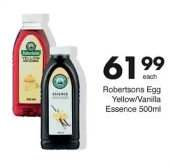 Save Hyper Robertsons Egg Yellow/ Vanilla Essence offer