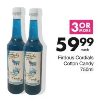 Save Hyper Firdous Cordials Cotton Candy offer