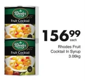 Save Hyper Rhodes Fruit Cocktail In Syrup offer
