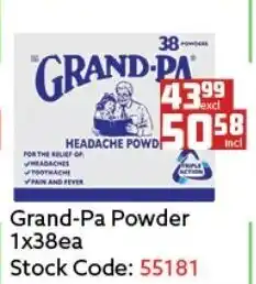 Africa Cash and Carry Grand-Pa Powder offer