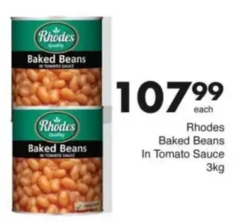 Save Hyper Rhodes Baked Beans In Tomato Sauce offer