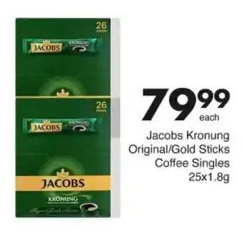 Save Hyper Jacobs Kronung Original/ Gold Sticks Coffee Singles offer