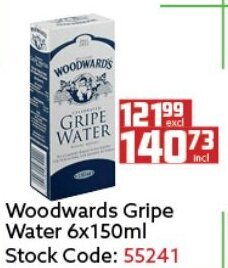 Africa Cash and Carry Woodwards Gripe Water 6x150ml offer