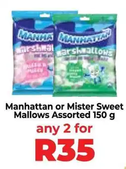 Food Lover's Market Manhattan or Mister Sweet Mallows Assorted 150 g offer
