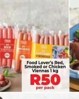Food Lover's Market Food Lover's Red, Smoked or Chicken Viennas 1 kg offer