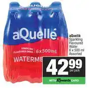 Spar Aquelle Sparkling Flavoured Water Assorted-6 x 500ml Per Pack offer