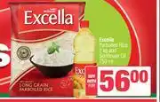Spar Excella Parboiled Rice 2Kg & Sunflower Oil 750ml-For Both offer