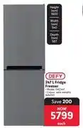 Makro Defy 247L Fridge/Freezer DAC447 offer