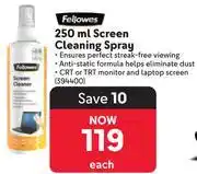 Makro Fellowes 250ml Screen Cleaning Spray offer
