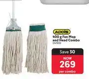 Makro Addis 400g Fan Mop & Head Combo offer