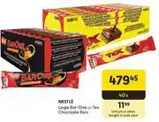 Makro Nestle Large Barone Or Tex Chocolate Bars-40's offer