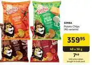 Makro Simba Potato Chips-48 x 36g offer