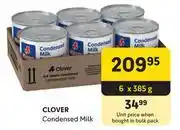 Makro Clover Condensed Milk-6 x 385g offer