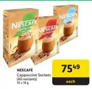 Makro Nescafe Cappuccino Sachets (All Variants)-10 x 18g offer