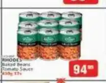 KitKat Cash and Carry Rhodes Baked Beans Tomato Sauce 410g 12's offer