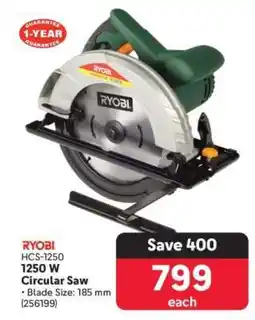 Makro RYOBI HCS-1250 Circular Saw offer
