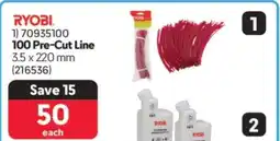 Makro RYOBI 100 Pre-Cut Line offer