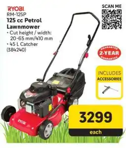 Makro RYOBI RM-125P 125 cc Petrol Lawnmower offer