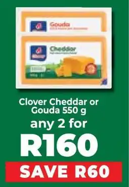 Food Lover's Market Clover Cheddar or Gouda 550 g offer