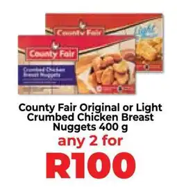 Food Lover's Market County Fair Original or Light Crumbed Chicken Breast Nuggets 400 g offer