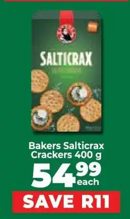 Food Lover's Market Bakers Salticrax Crackers 400 g offer