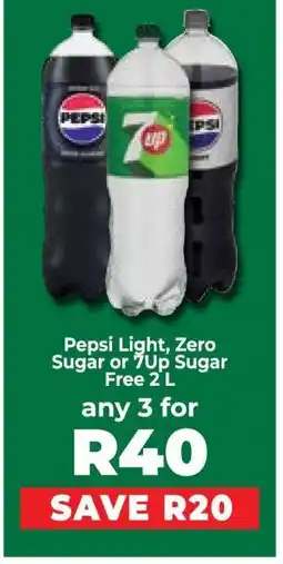 Food Lover's Market Pepsi Light, Zero Sugar or 7Up Sugar Free 2 L offer
