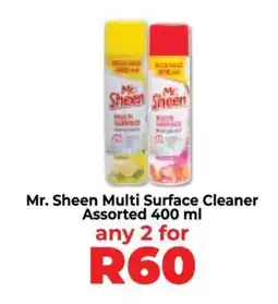 Food Lover's Market Mr. Sheen Multi-Surface Cleaner Assorted 400 ml offer
