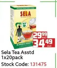 Africa Cash and Carry Sela Tea Asstd 20Pack offer