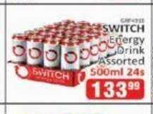 KitKat Cash and Carry Switch Energy Drink Assorted 500ml 24s offer