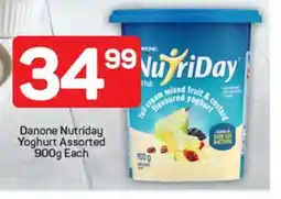 Pick n Pay Danone Nutriday Yoghurt Assorted 900g Each offer