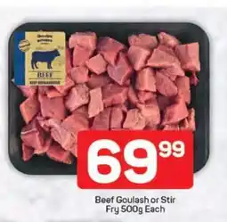 Pick n Pay Beef Goulash or Stir Fry 500g Each offer