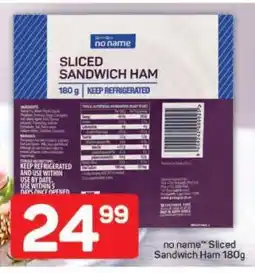 Pick n Pay no name Sliced Sandwich Ham 180g offer