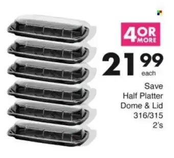 Save Hyper Save Half Platter Dome & Lid offer