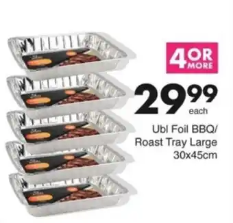 Save Hyper Ubl Foil BBQ/ Roast Tray Large offer