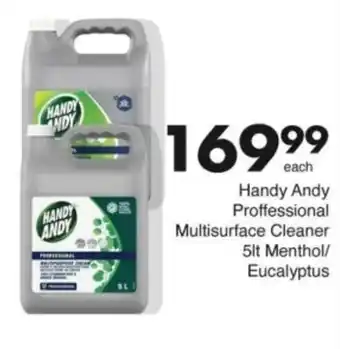 Save Hyper Handy Andy Proffessional Multisurface Cleaner Menthol/ Eucalyptus offer