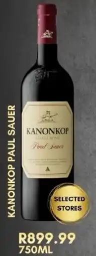 Prestons Kanonkop paul sauer offer