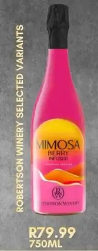 Prestons Robertson Winery offer