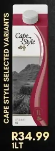 Prestons Cape Style offer