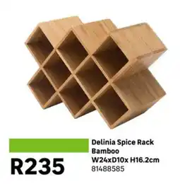 Leroy Merlin Delinia Spice Rack Bamboo offer