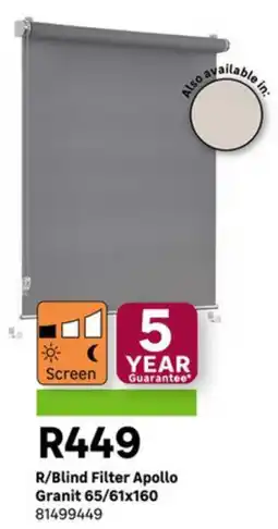 Leroy Merlin R/Blind Filter Apollo Granit offer
