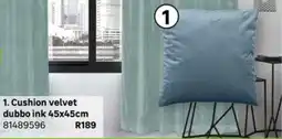 Leroy Merlin Cushion velvet dubbo ink offer