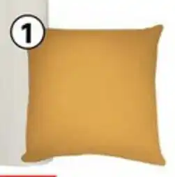 Leroy Merlin Inspire cushion cotton sunny solemio zipper offer
