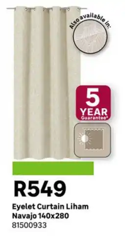 Leroy Merlin Eyelet Curtain Liham Navajo offer