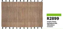 Leroy Merlin Inspire Jimma Rug Natural Blk offer