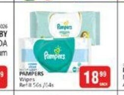 KitKat Cash and Carry Pampers Wipes Refill 56s / 64s offer