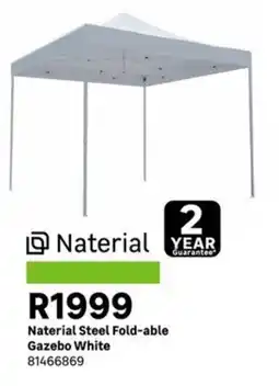 Leroy Merlin Naterial Steel Fold-able Gazebo White offer