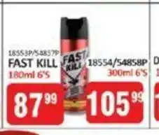 Fast Kill 180ml 6's