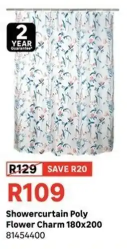 Leroy Merlin Showercurtain Poly Flower Charm offer