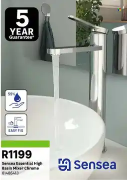 Leroy Merlin Sensea Essential High Basin Mixer Chrome offer