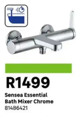 Leroy Merlin Sensea Essential Bath Mixer Chrome offer